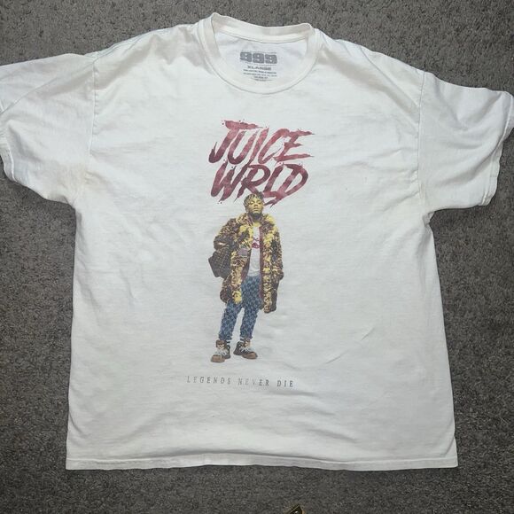 Juice Wrld Legends Never Die T shirt Size XL Cotton - Picture 1 of 8